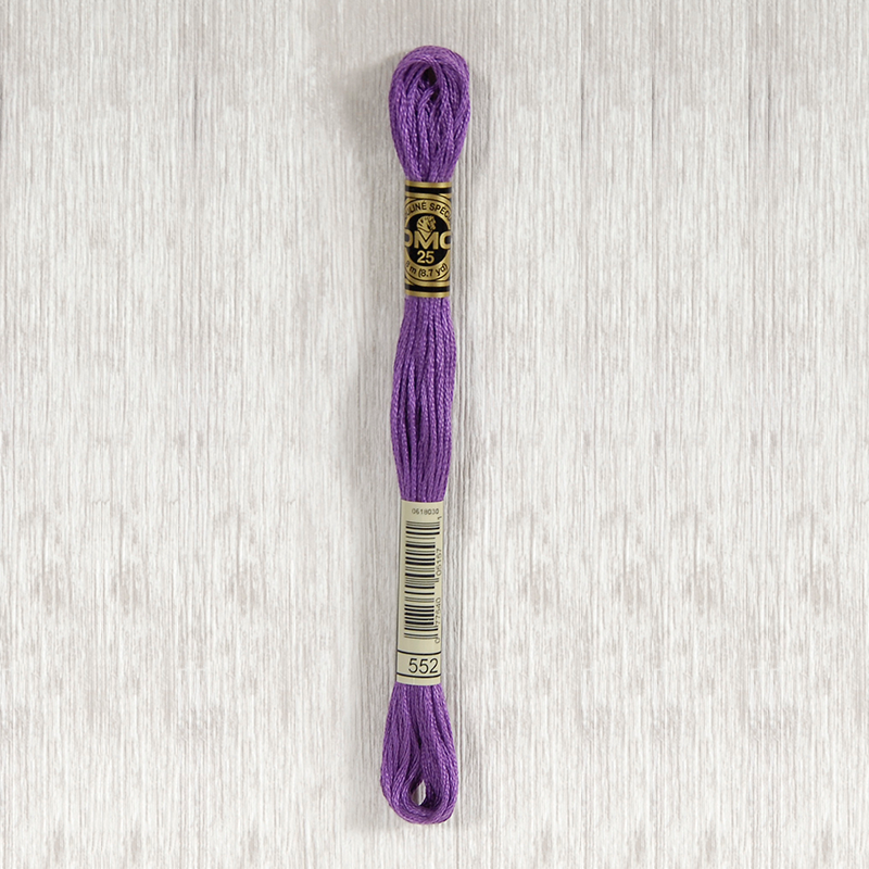 DMC 552 Medium Violet 6 Strand Embroidery Floss