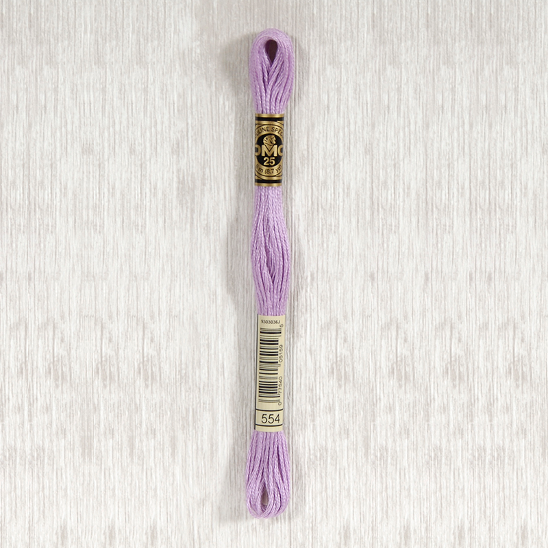DMC 554 Light Violet 6 Strand Embroidery Floss