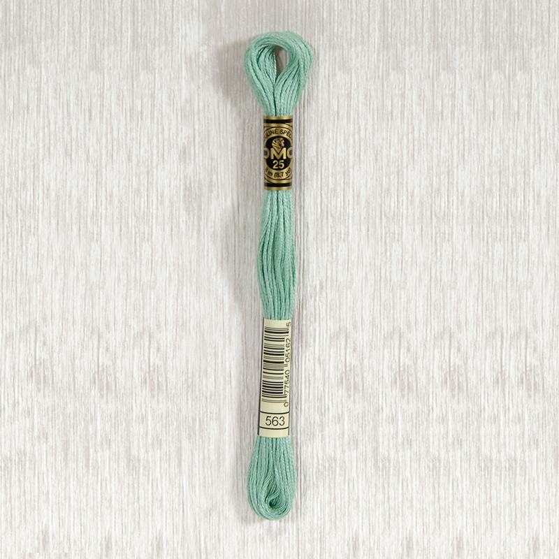 DMC 563 Light Jade 6 Strand Embroidery Floss