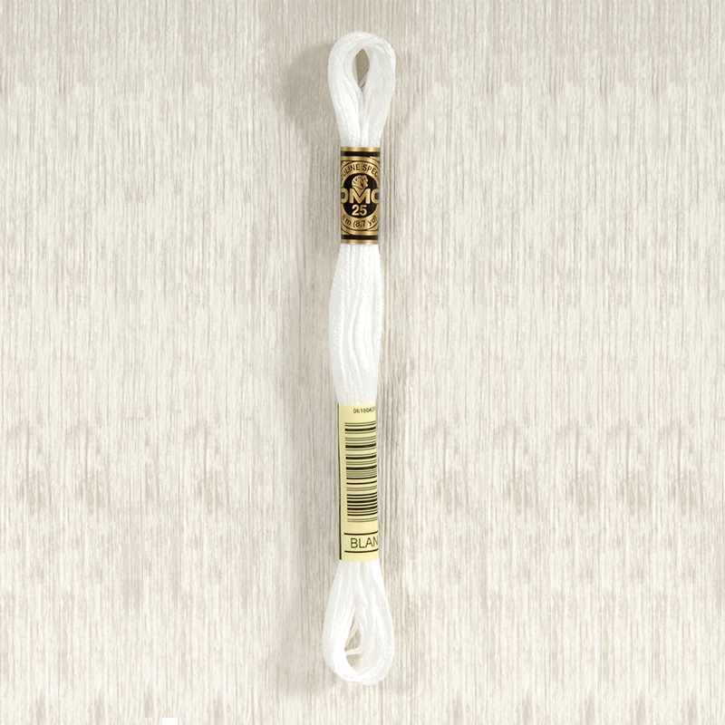DMC BLANC White 6 Strand Embroidery Floss