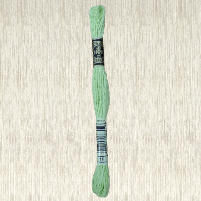 DMC 15 Pale Apple Green 6 Strand Embroidery Floss