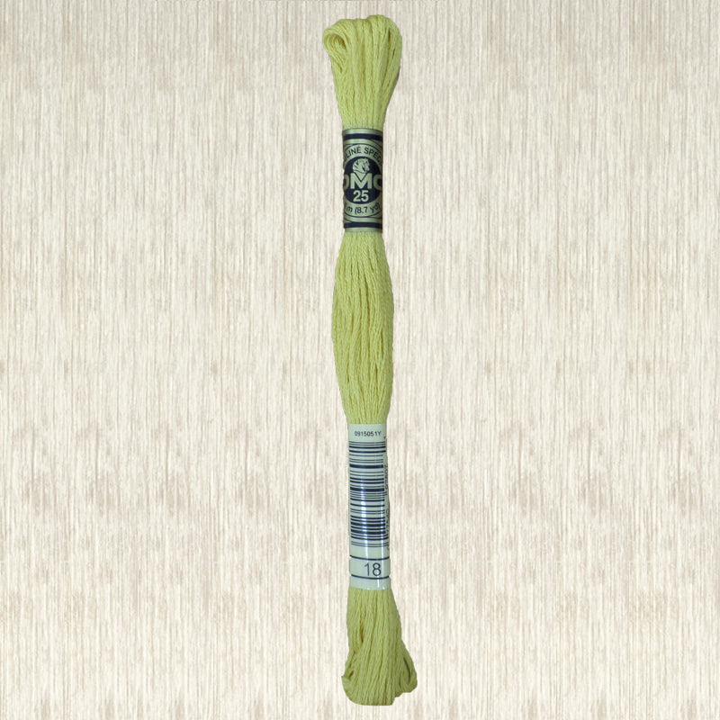 DMC 18 Yellow Plum 6 Strand Embroidery Floss