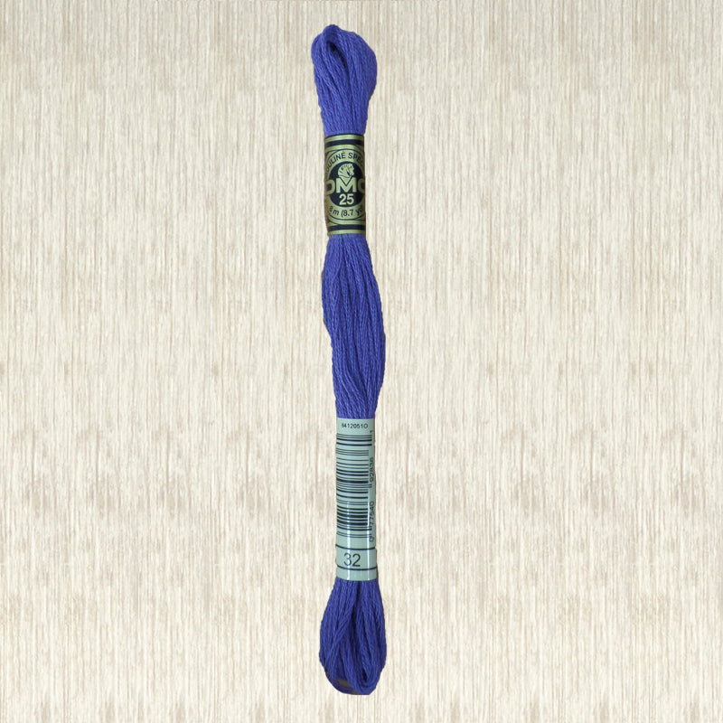 DMC 32 Dark Blueberry 6 Strand Embroidery Floss