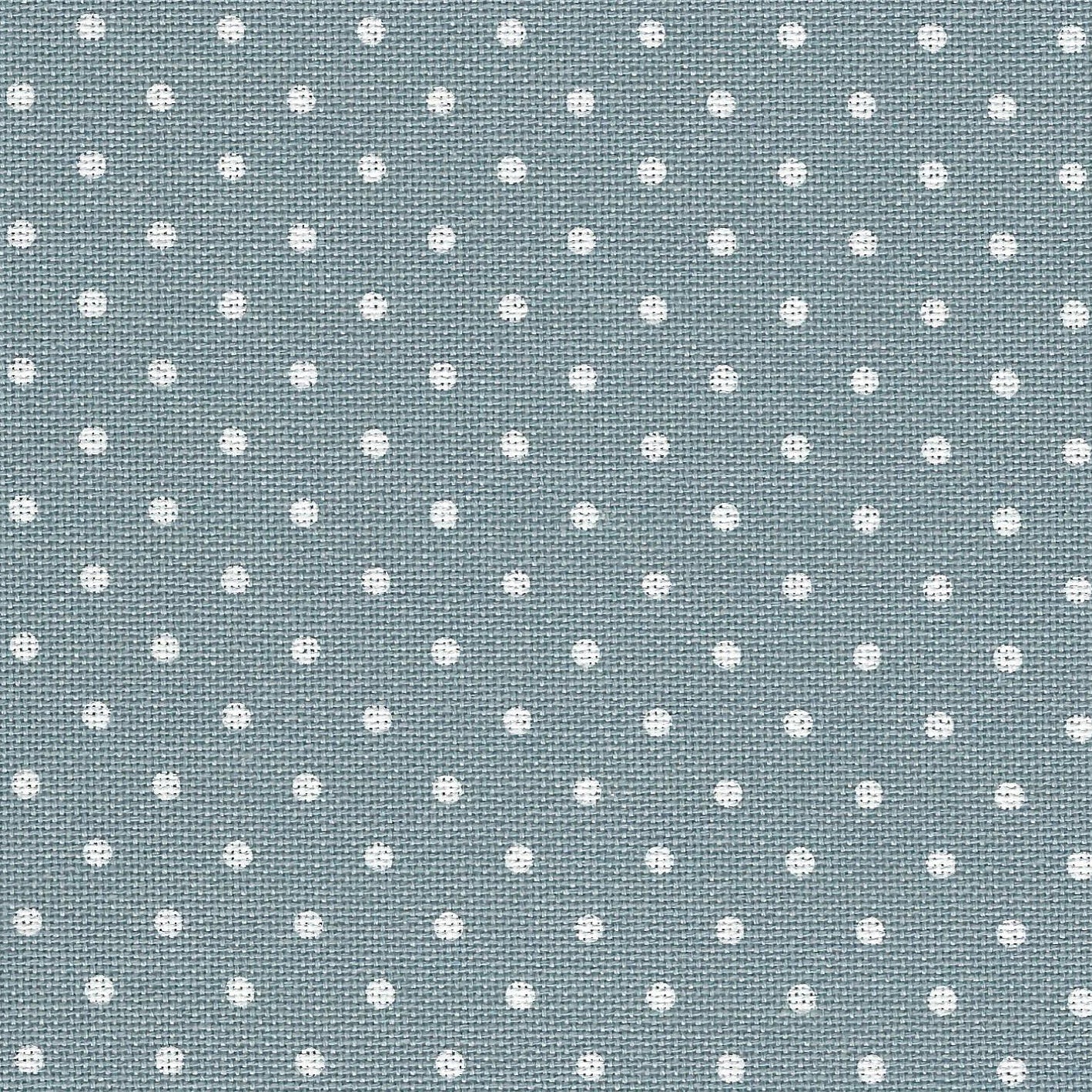 Zweigart 32Ct Murano White Petite Point on Blue Pre- cut