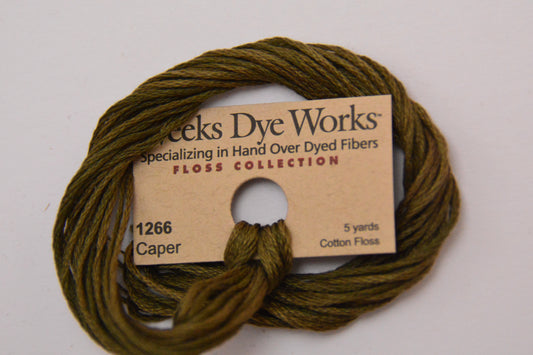 Caper 1266 Weeks Dye Works 6-Strand Hand-Dyed Embroidery Floss