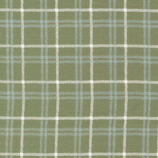 Christmas Eve M518515 Pine Yuletide Checks and Plaids Lella Boutique for Moda Fabrics (sold in 25cm increments)