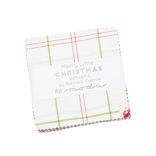 Merry Little Christmas Woven Charm Pack by Bonnie and Camille for Moda fabrics