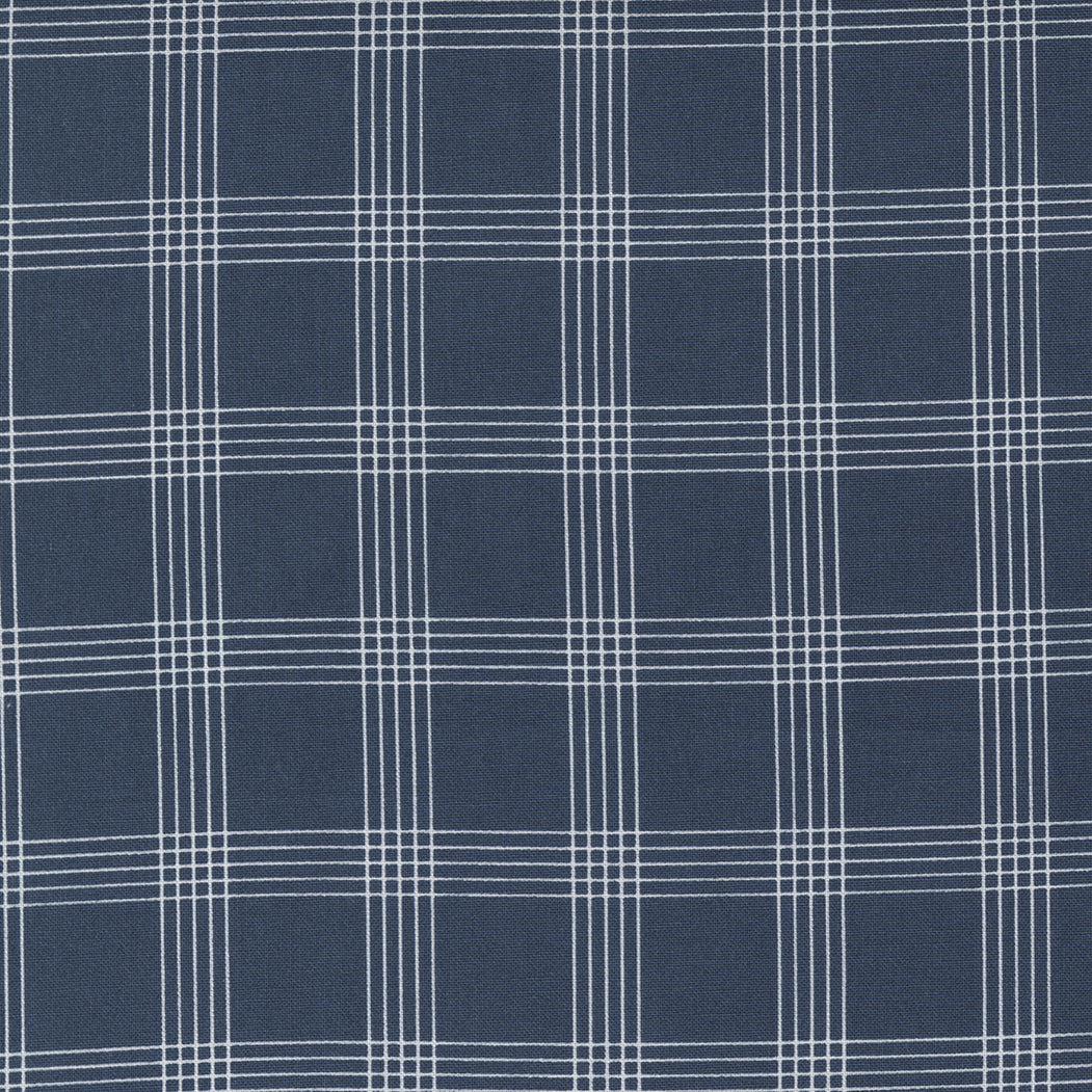 Nantucket Summer fabric navy Plaid Checks Plaids