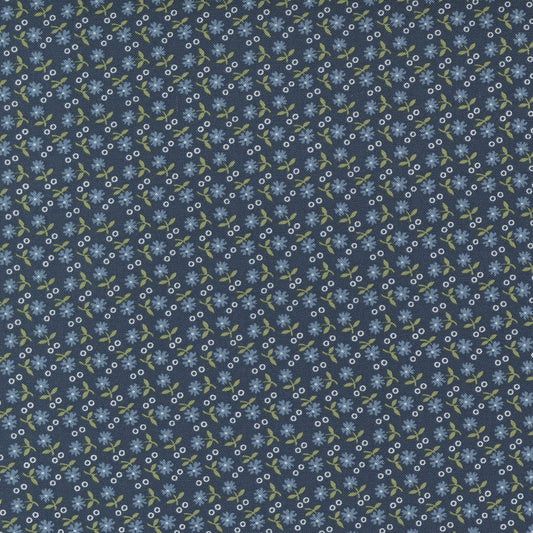 Sunnyside Gather Navy M5528513 by Camille Roskelley for Moda fabrics- (sold in 25cm increments)