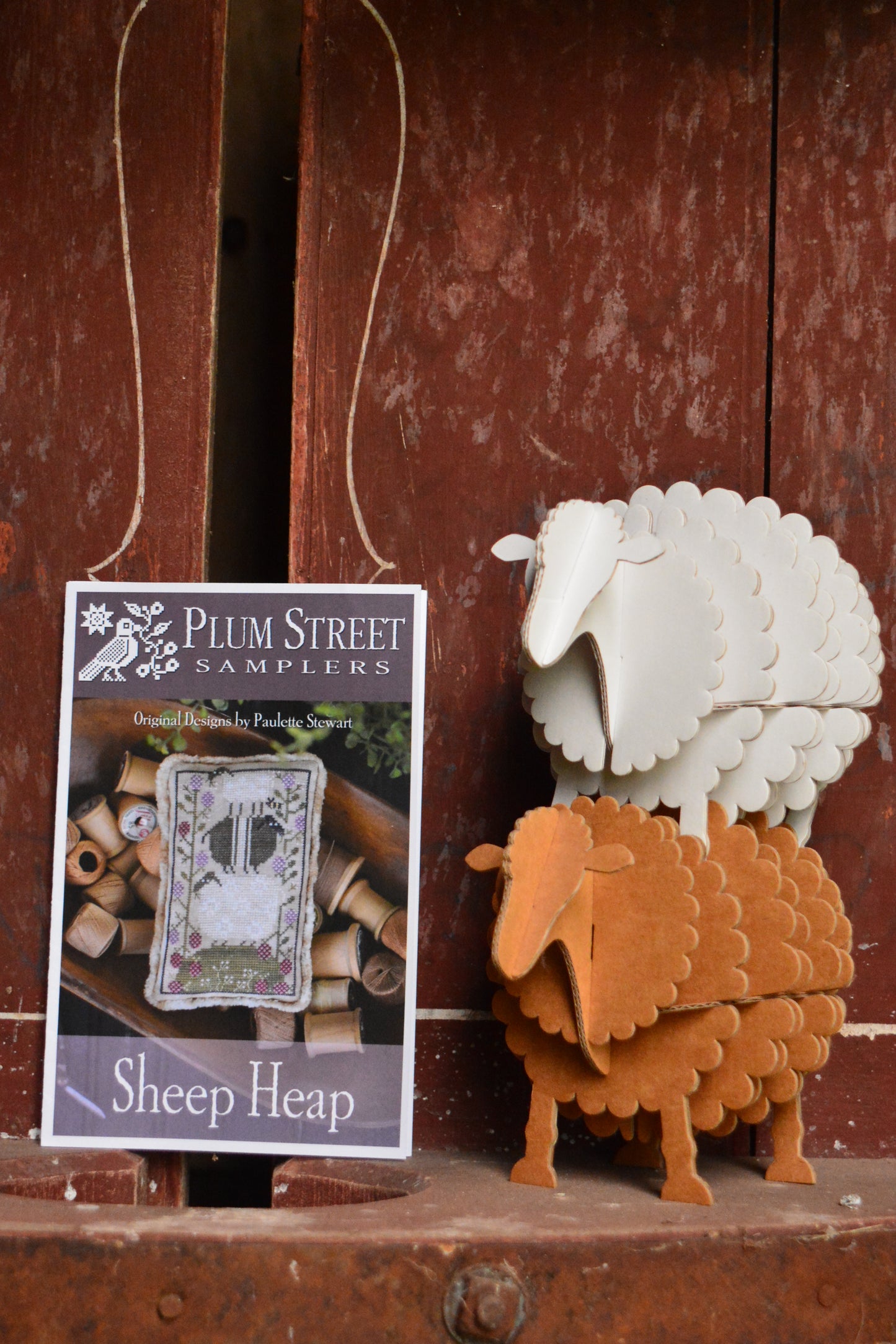 Sheep Heap Cross Stitch Pattern by Plum Street Samplers