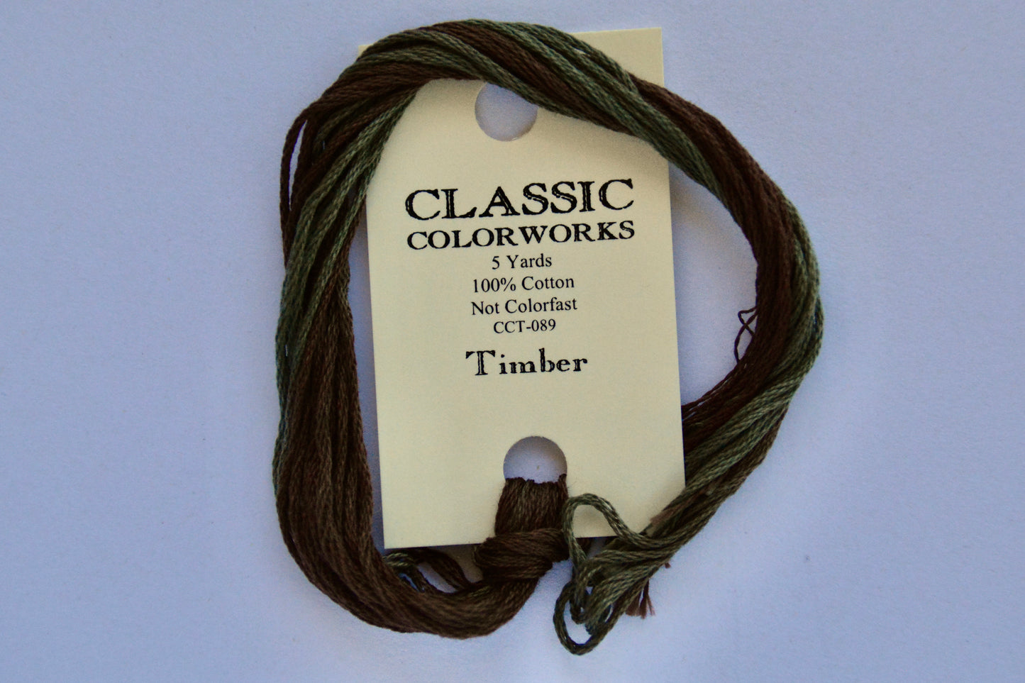 Timber Classic Colorworks 6-Strand Hand-Dyed Embroidery Floss