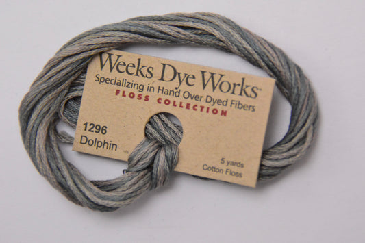 Dolphin 1296 Weeks Dye Works 6-Strand Hand-Dyed Embroidery Floss