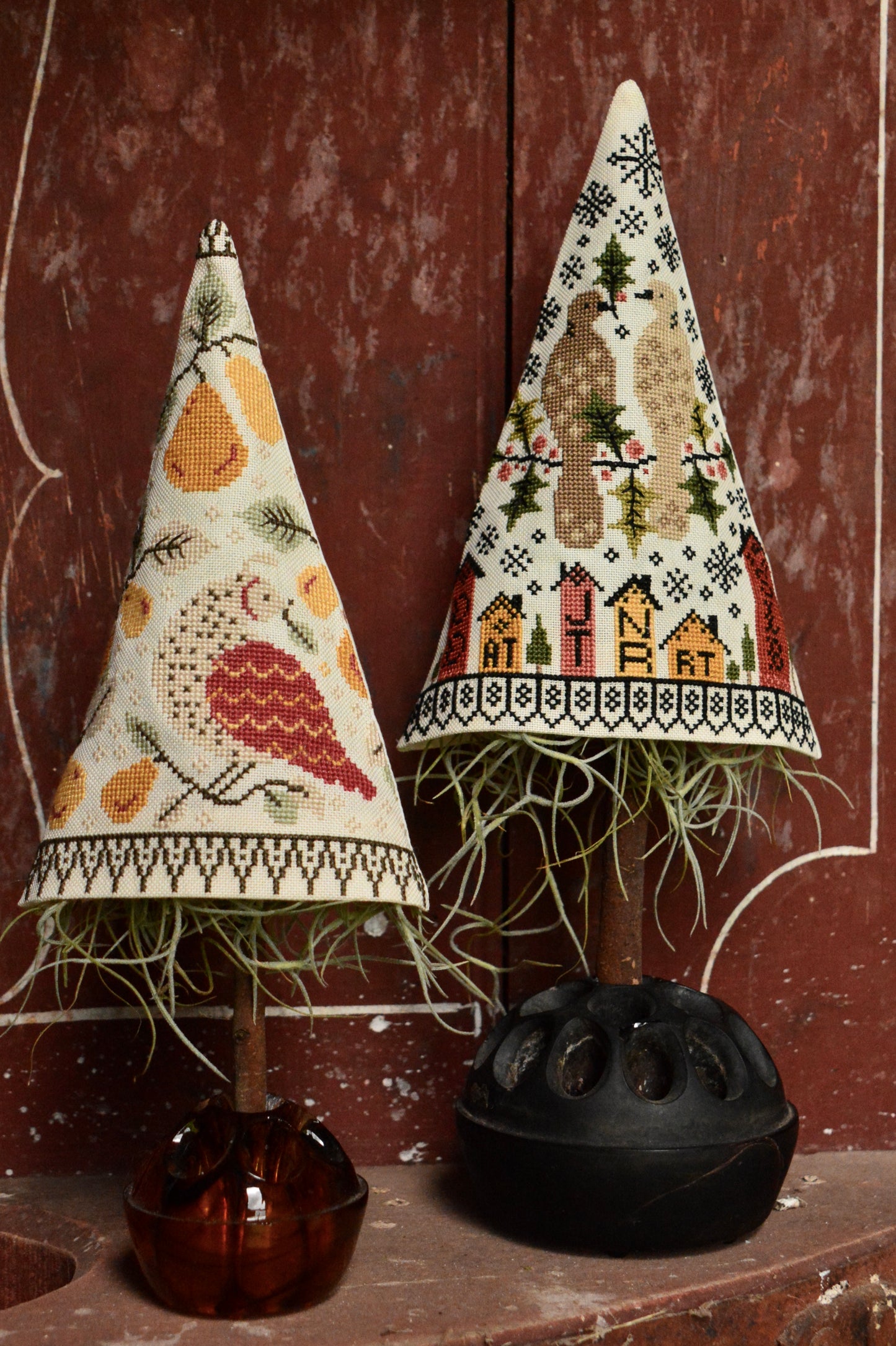 Second Day of Christmas Sampler and Tree Pattern Hello from Liz Mathews