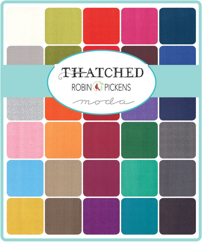 Thatched Scarlet M48626-119 by Robin Pickens for Moda Fabrics (sold in 25cm increments)