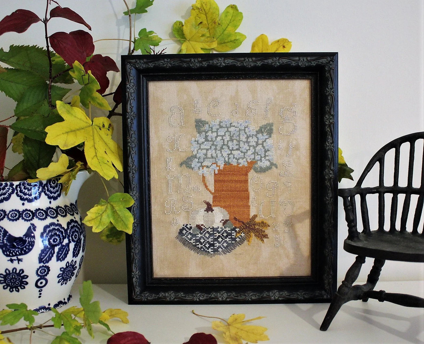 Autumn Subtle Sampler Cross Stitch Pattern by Cosford Rise Stitchery