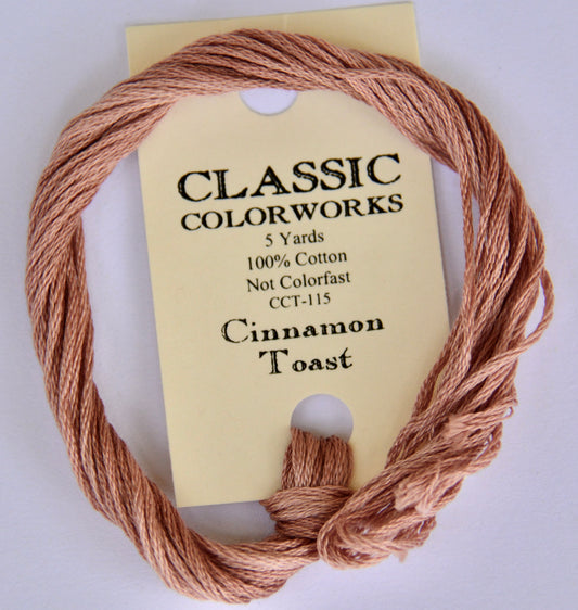 Cinnamon Toast Classic Colorworks 6-Strand Hand-Dyed Embroidery Floss