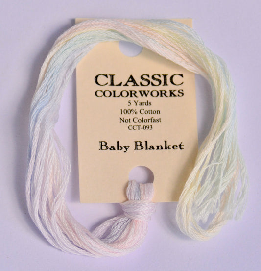 Baby Blankets Classic Colorworks 6-Strand Hand-Dyed Embroidery Floss