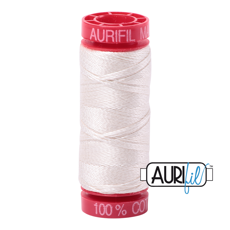 Aurifil 50wt Cotton Muslin White 2311
