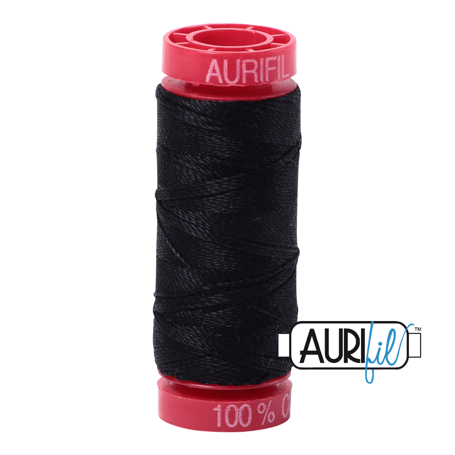 Aurifil 50wt Cotton Black 2692