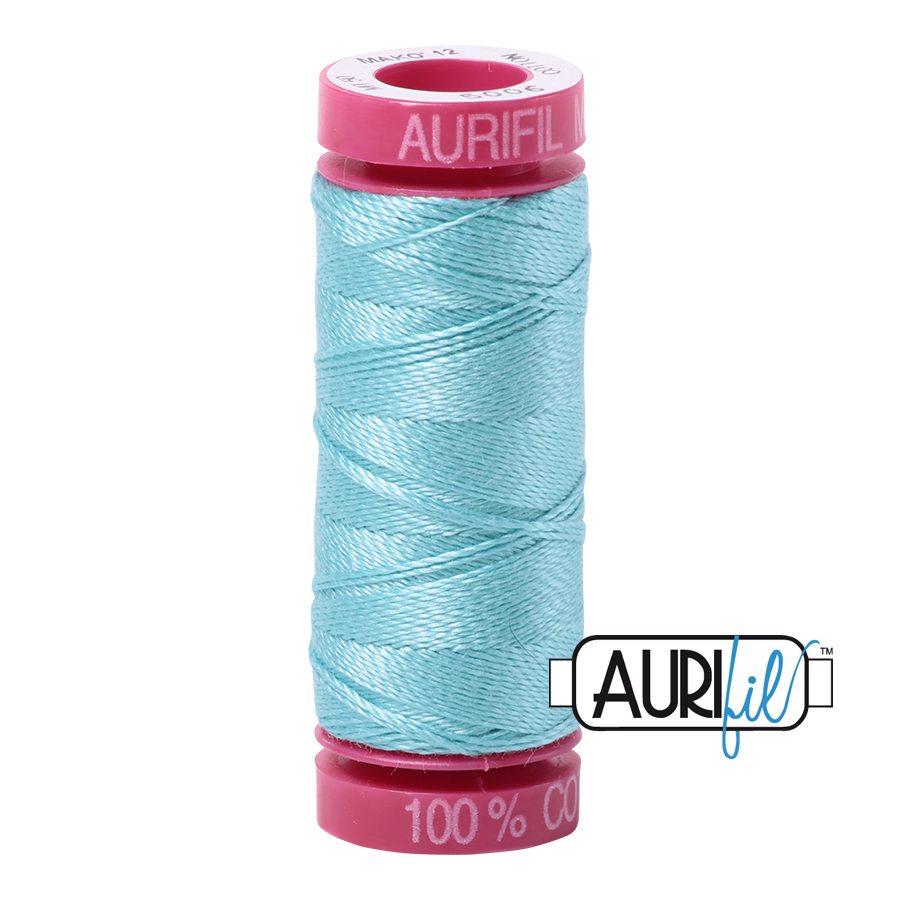 Aurifil Cotton Light Grey Turquoise Blue 2805