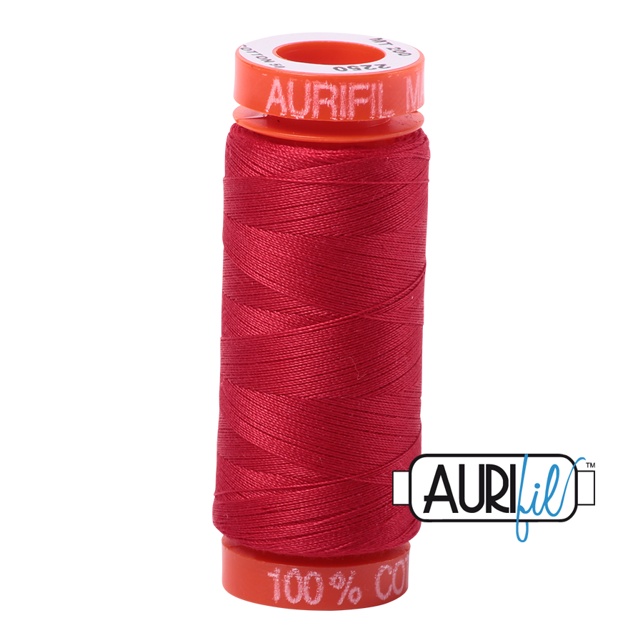 Aurifil 50wt Cotton Red 2250
