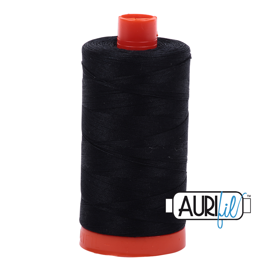 Aurifil 50wt Cotton Black 2692