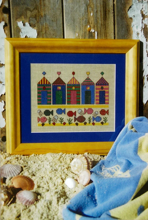 Down at the Beach Cross Stitch pattern by Hatched and Patched