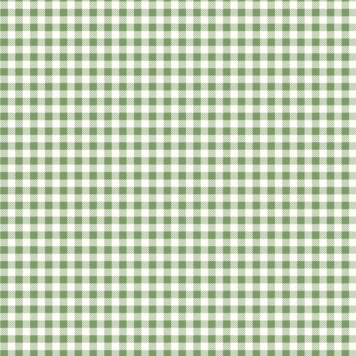 Bee Ginghams - ReNae Basil C12552 by Lori Holt for Riley Blake (sold in 25cm increments)