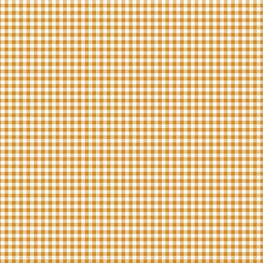 Bee Ginghams - Tina Butterscotch C12553 by Lori Holt for Riley Blake (sold in 25cm increments)