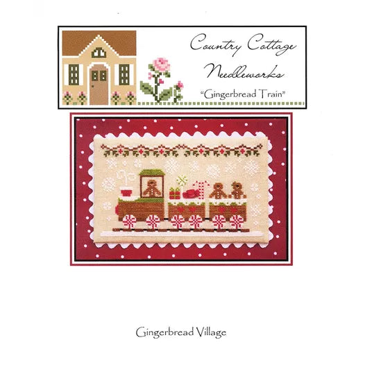 Gingerbread Train Cross Stitch Pattern Country Cottage Needleworks