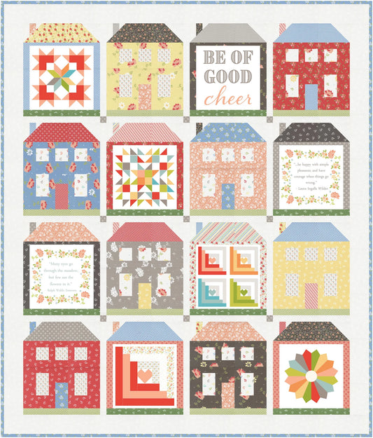 Country Home Quilt Pattern by A Quilting Life