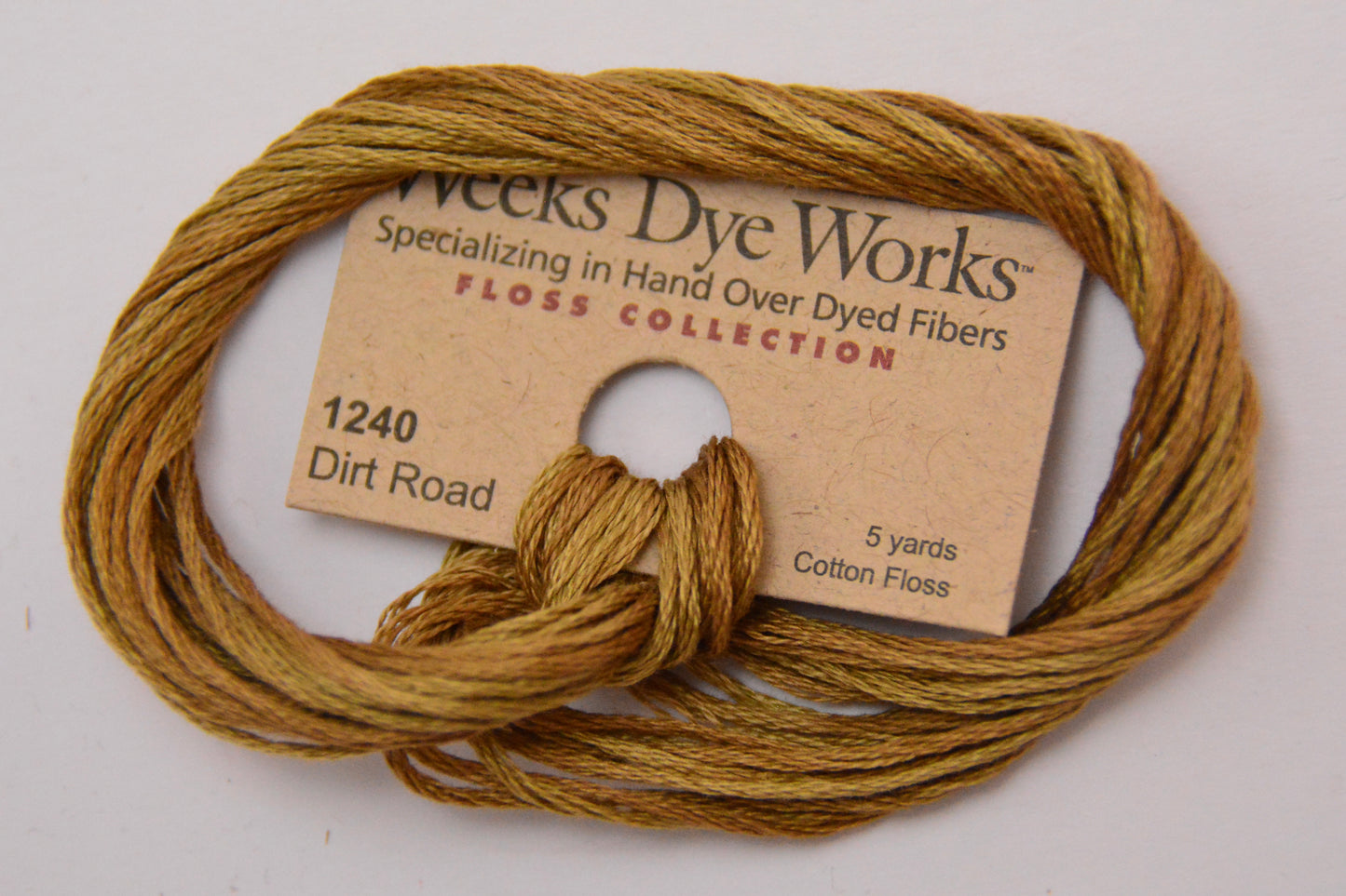 Dirt Road 1240 Weeks Dye Works 6-Strand Hand-Dyed Embroidery Floss
