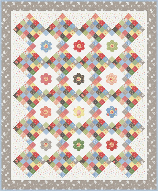 Emmas Garden Quilt Pattern by A Quilting Life
