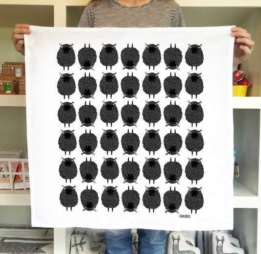 Gingiber Sheep Tea Towel