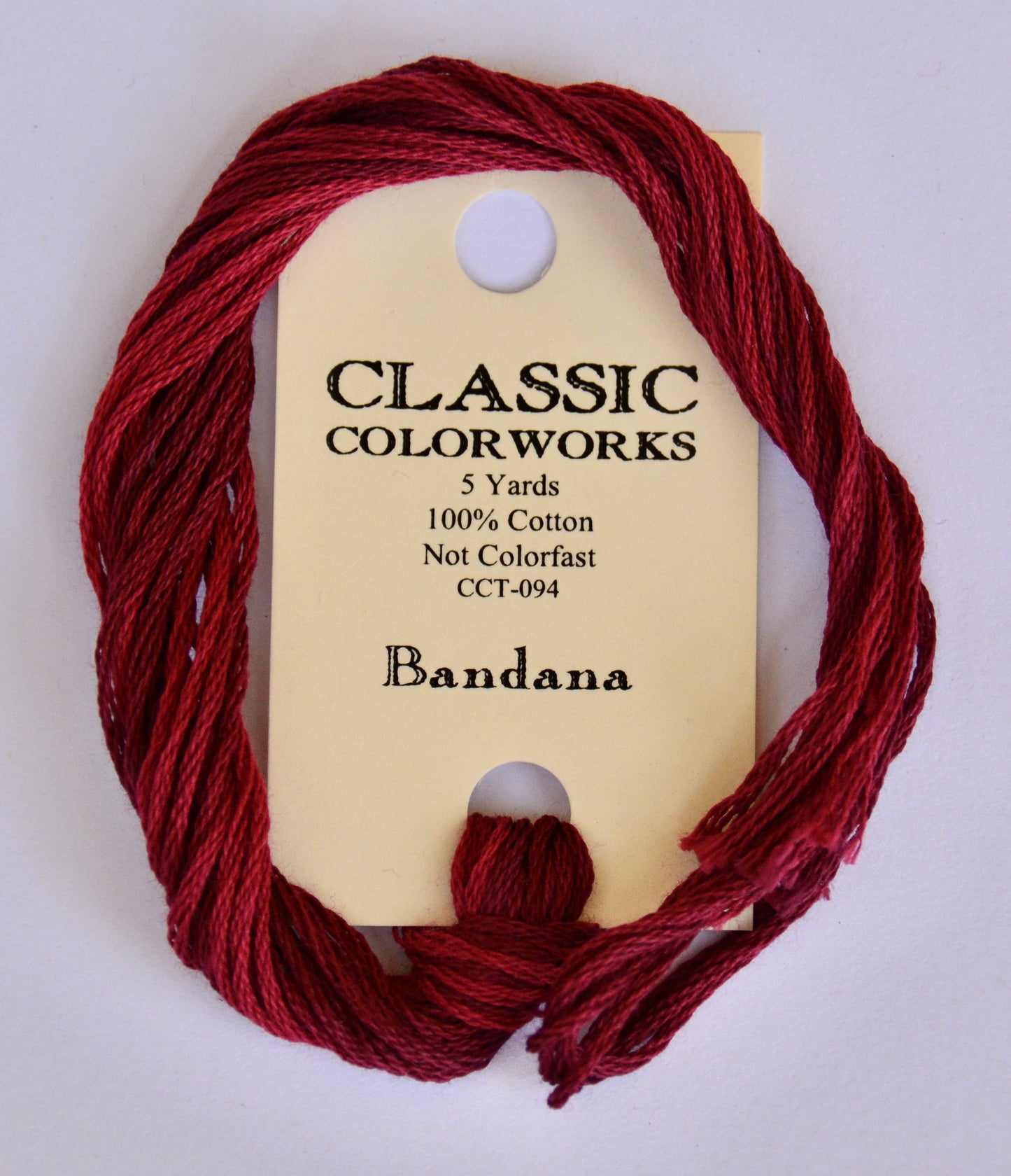 Bandana Classic Colorworks 6-Strand Hand-Dyed Embroidery Floss