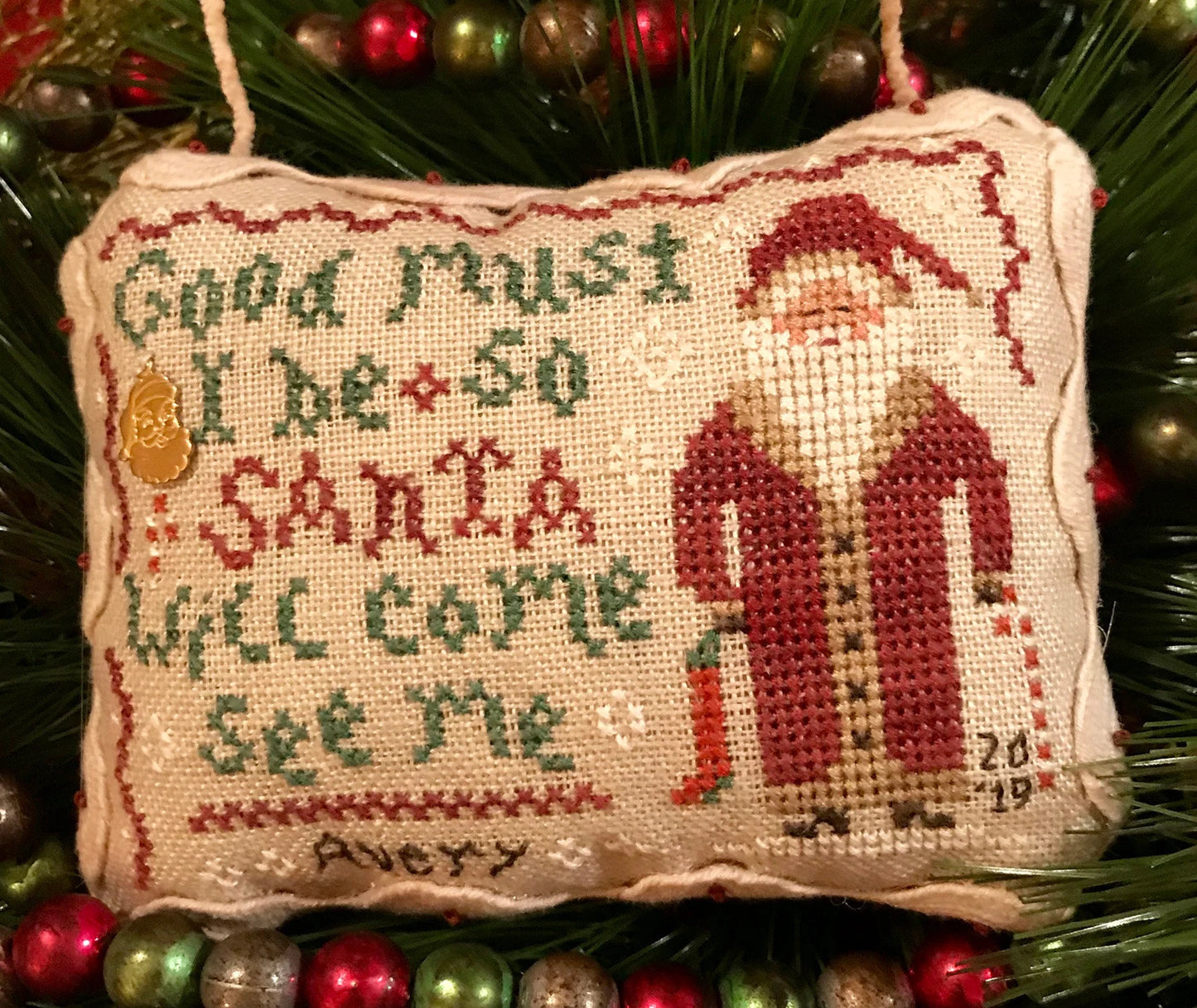 Good Must I Be Cross Stitch Pattern Homespun Elegance