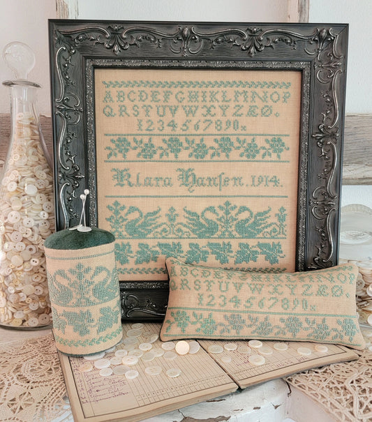 Klara Hansen Cross Stitch Pattern Hello from Liz Mathews