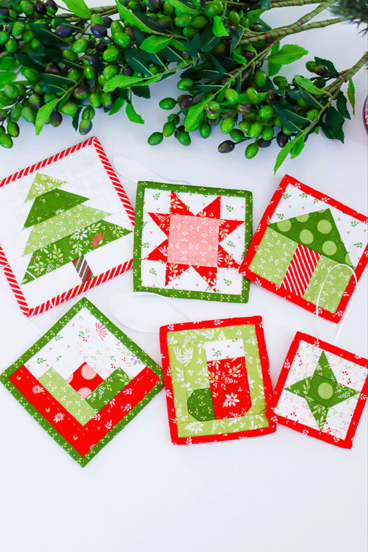 Oh Christmas Tree Ornaments Pattern by A Quilting Life