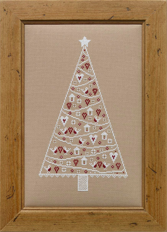 Scandi Christmas Tree Cross Stitch Kit Historical Sampler Company