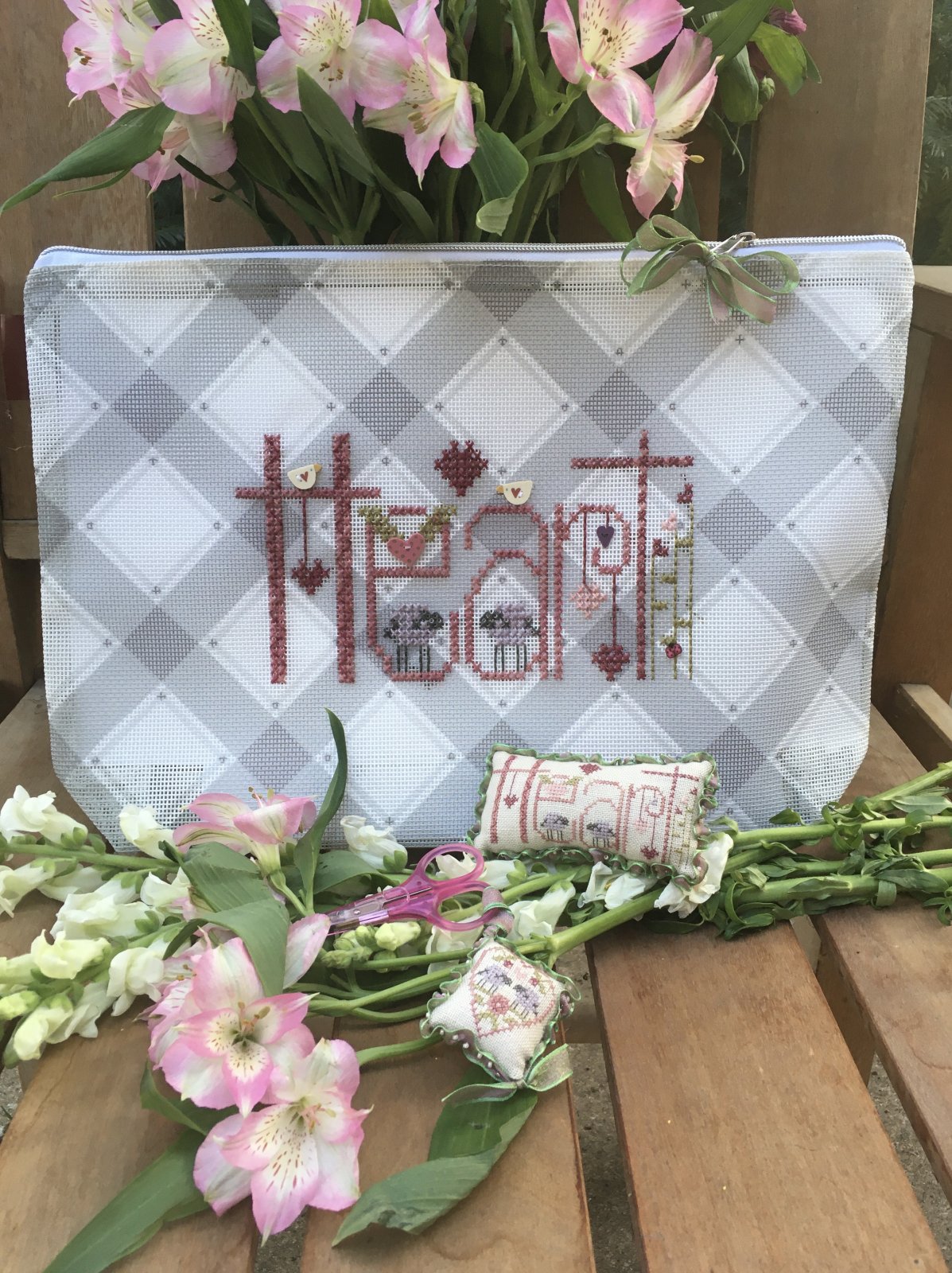 'Heart' cross-stitch pattern by Shepherds Bush