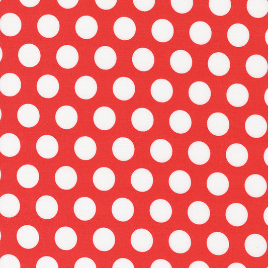 Simply Delightful Geranium Dots M3764226 Meterage by Sherri and Chelsi for Moda fabrics (Sold in 25cm increments)