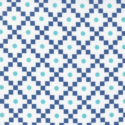 Simply Delightful Nautical Blue Journey M3764332 Meterage by Sherri and Chelsi for Moda fabrics (Sold in 25cm increments)