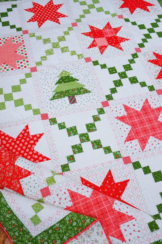 Sugar Pine Stars Quilt Pattern by A Quilting Life