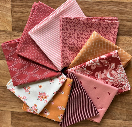 Sunnyside by Camille Roskelley Pinks Apricots Fat Quarter Bundle