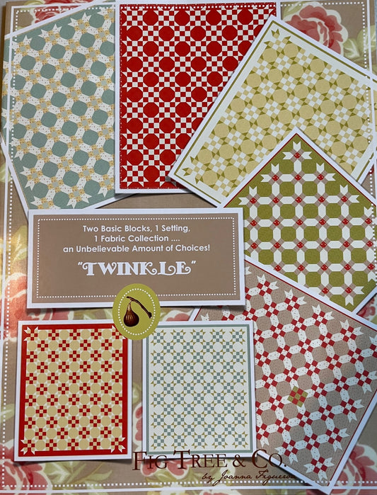 Twinkle Star Booklet Quilt Pattern Fig Tree Quilts