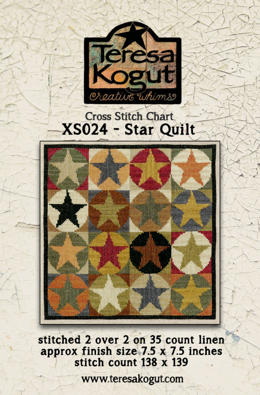 Star Quilt Cross stitch pattern by Teresa Kogut
