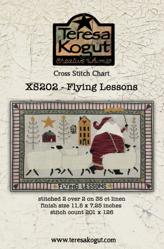Flying Lessons Cross stitch pattern by Teresa Kogut