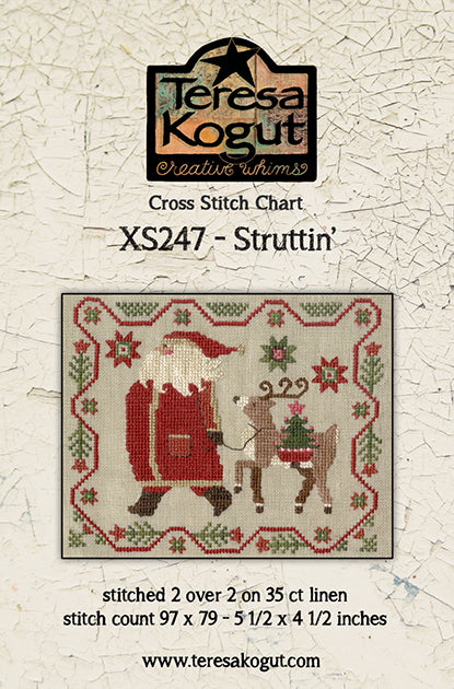 Struttin' Cross stitch pattern by Teresa Kogut