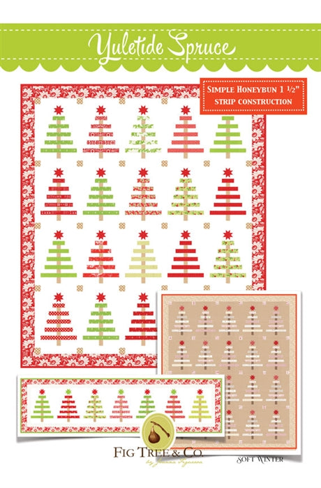 Yuletide Spruce Quilt Pattern Fig Tree Quilts