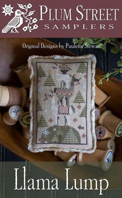 Llama Lump Cross Stitch Pattern Plum Street Samplers
